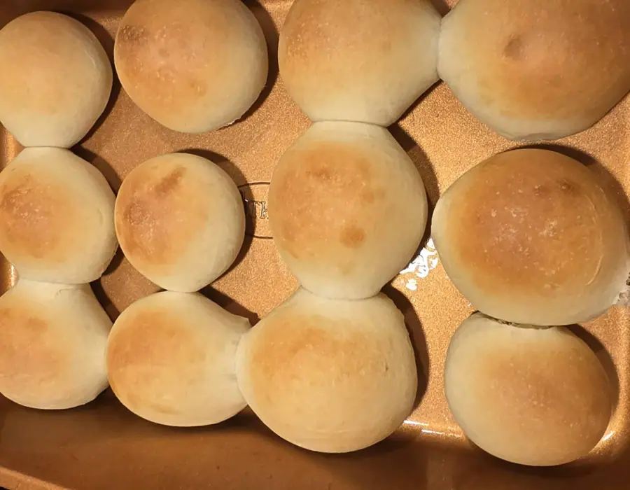 Fresh rolls baked by The Family Pantry